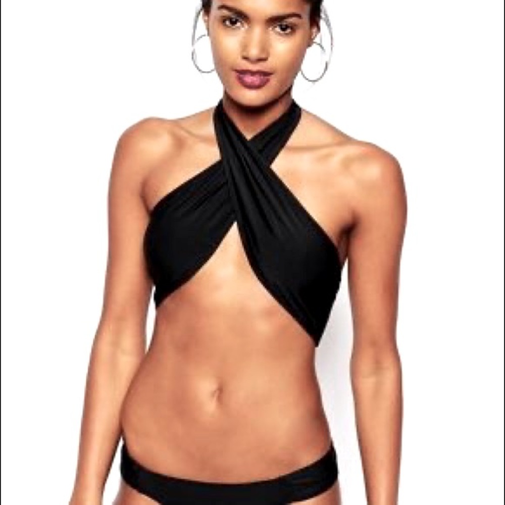 halter cross body Swinsuit